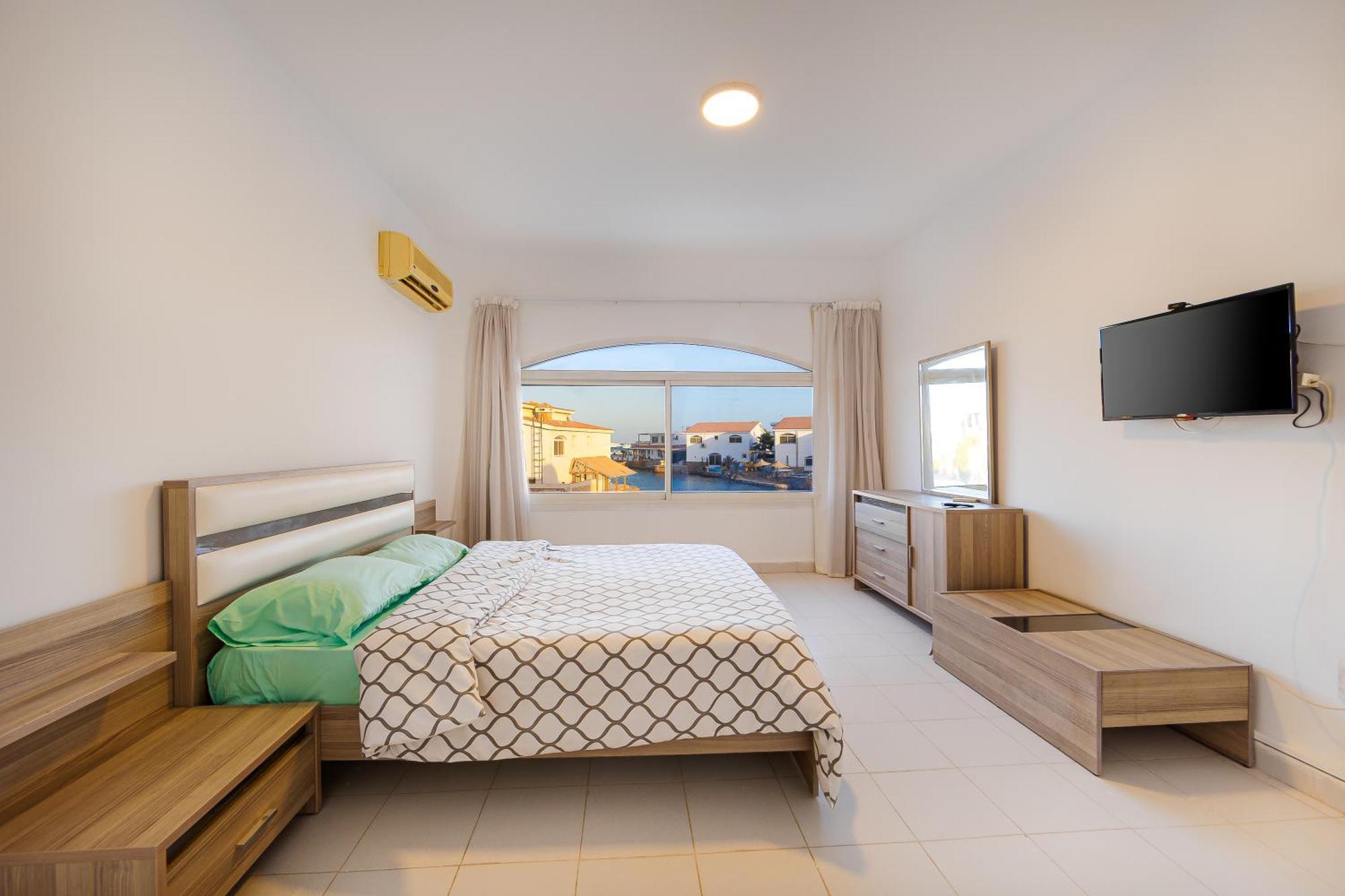 Aden Beach - Sea View Room With Beach Access In Villa Hurghada Eksteriør billede