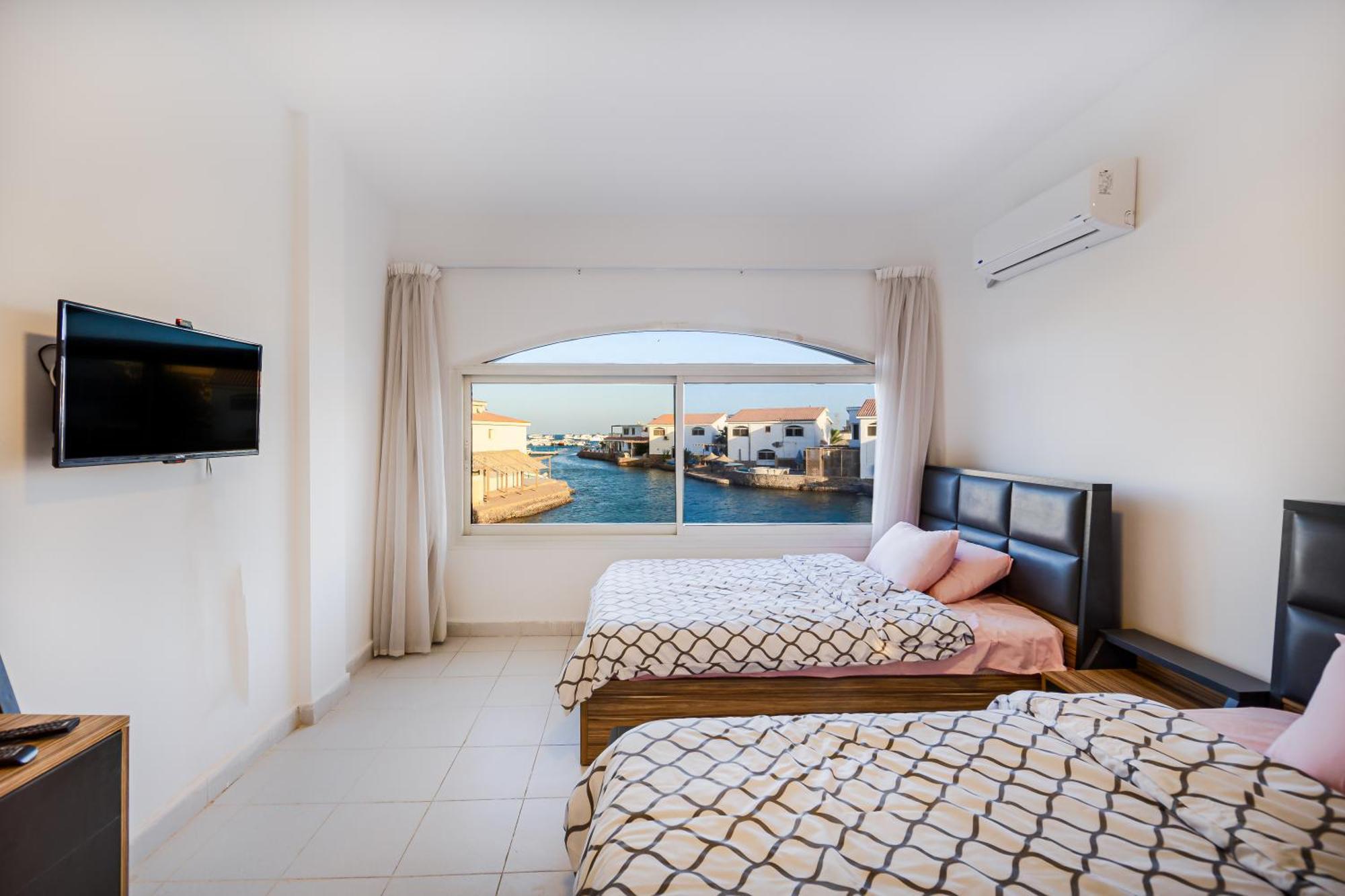 Aden Beach - Sea View Room With Beach Access In Villa Hurghada Eksteriør billede