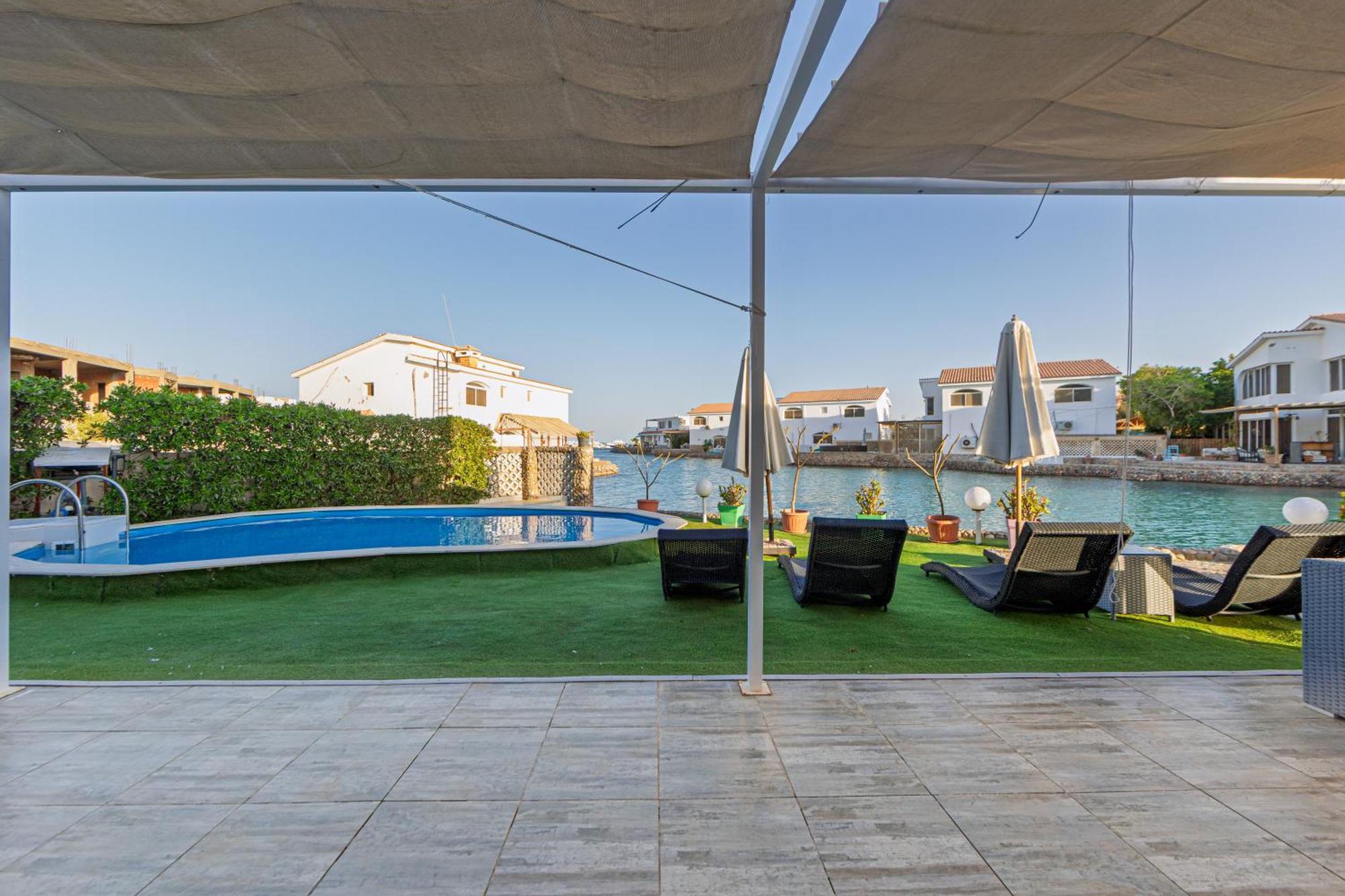 Aden Beach - Sea View Room With Beach Access In Villa Hurghada Eksteriør billede